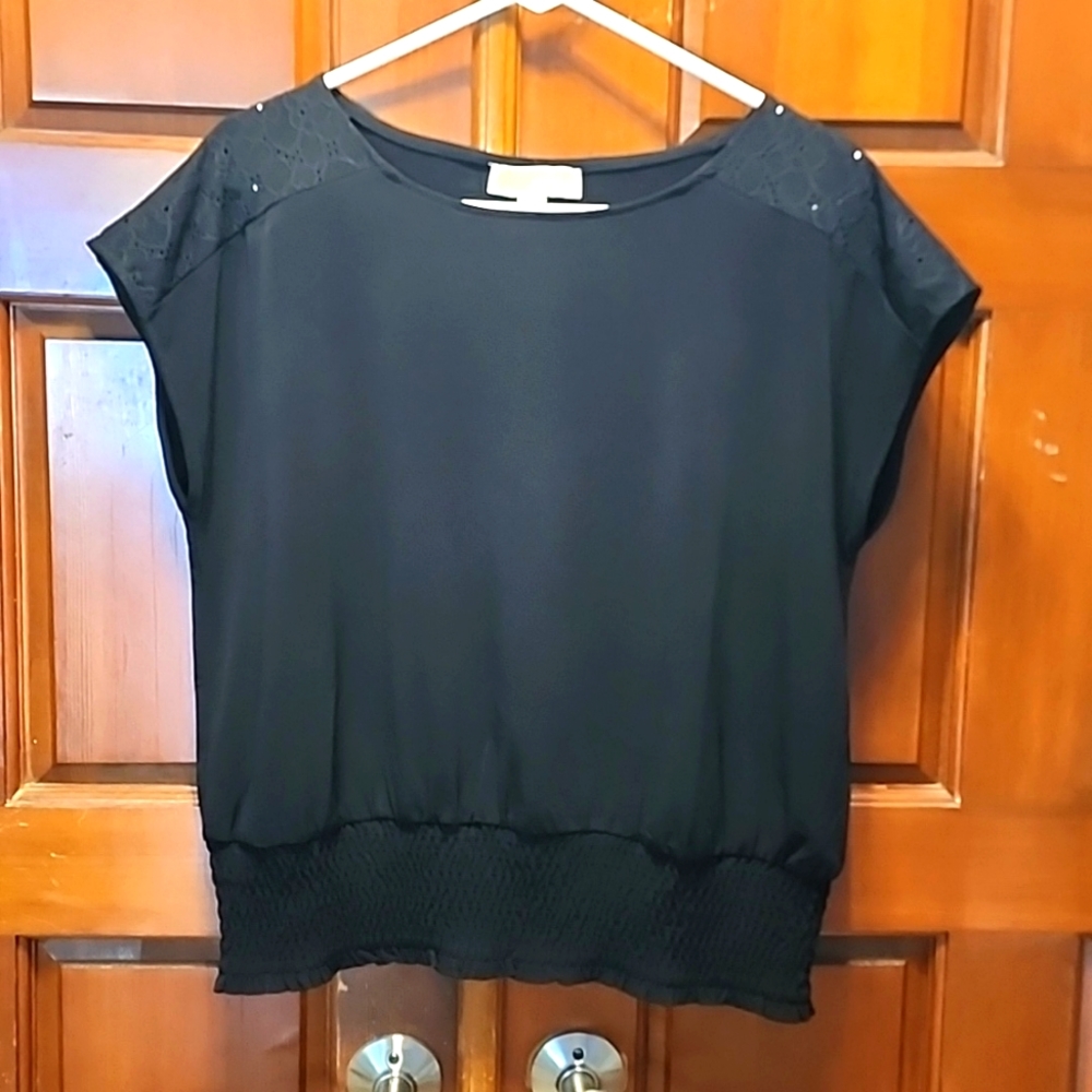 NWT Michael Kors Dress Shirt with Eyelet Lace